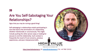 Are You Self-Sabotaging Your Relationships?